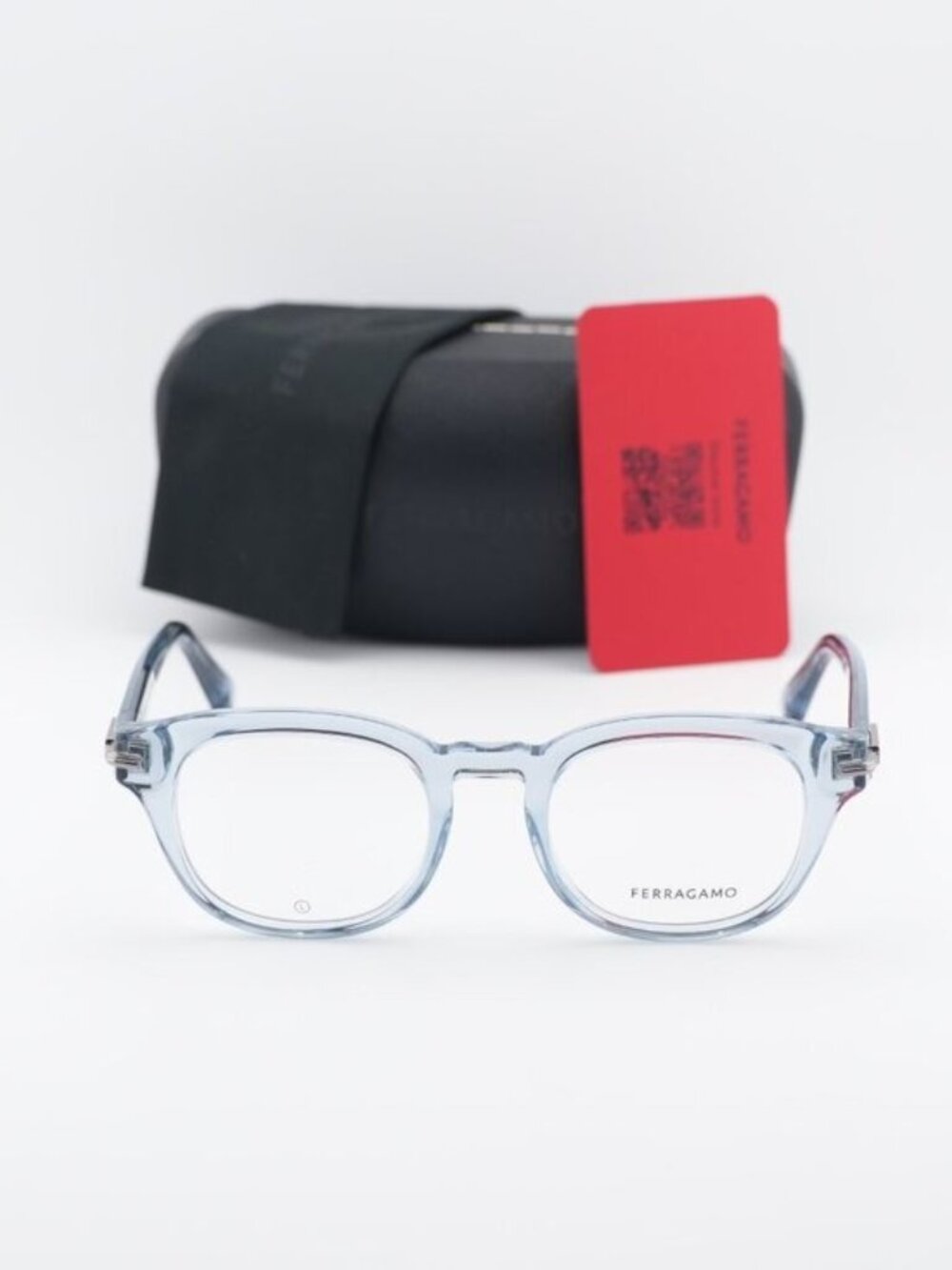 Salvatore Ferragamo SF3033 450 Square Eyeglasses 50mm – Azure - Picture 7 of 9